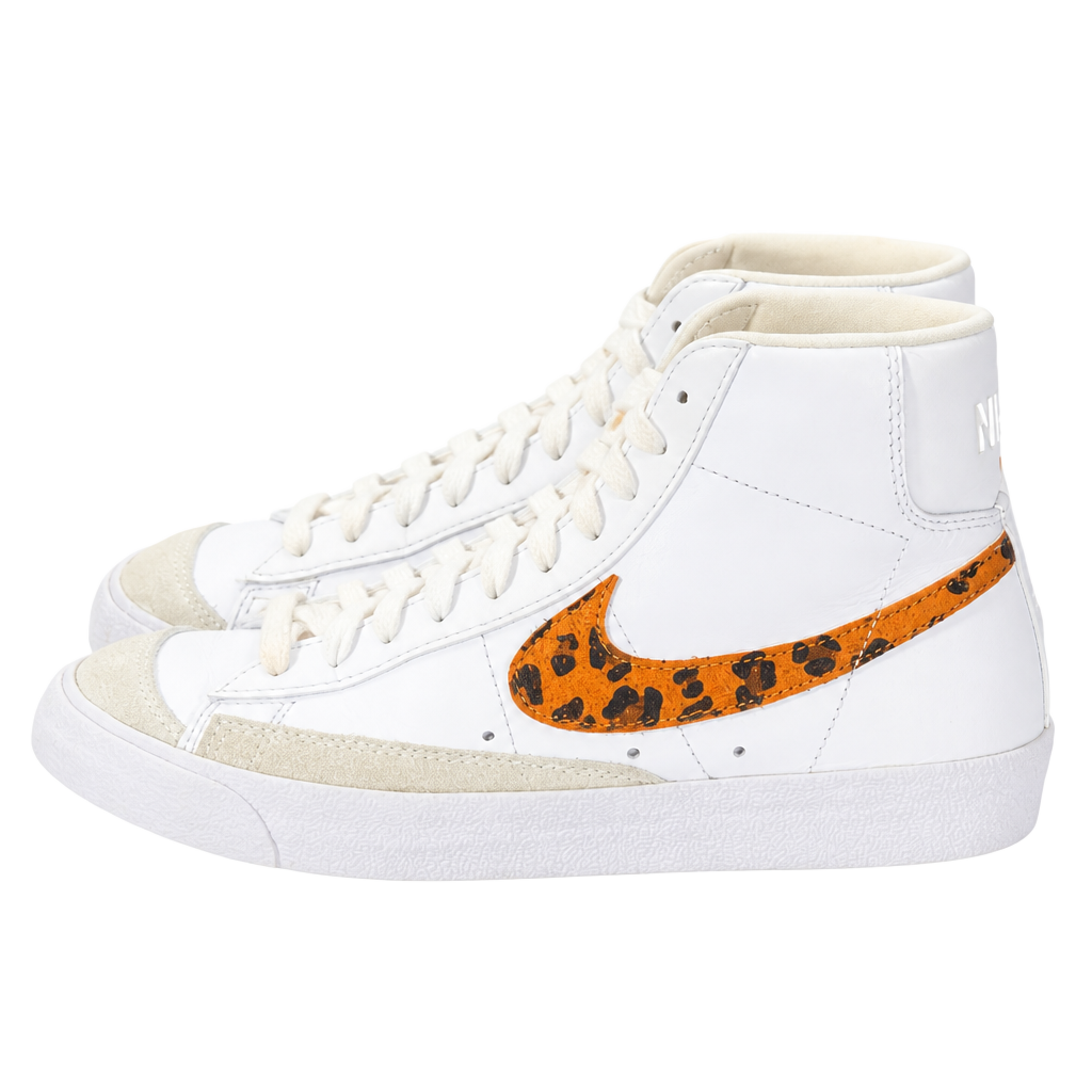 Nike Blazer Mid '77 Vintage Leopard Print Sneakers Size 8.5 1