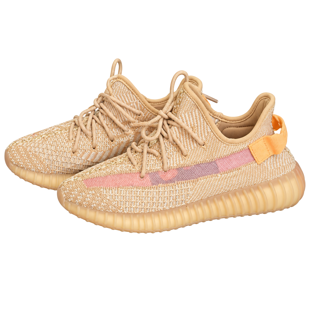 Adidas Yeezy Boost 350 V2 Clay Size 8 Beige Knit Sneakers 1