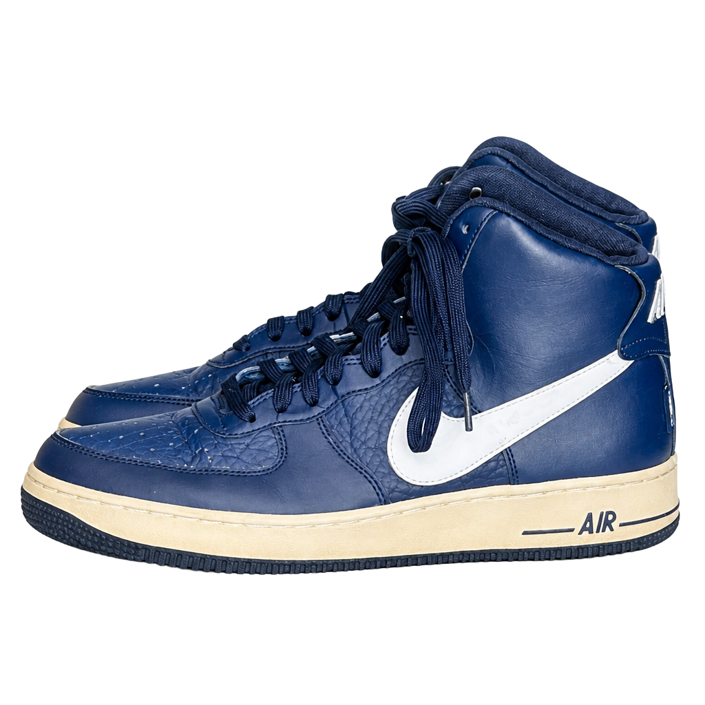 Nike Air Force 1 High 07 Navy Blue Sneakers Size 8.5 1