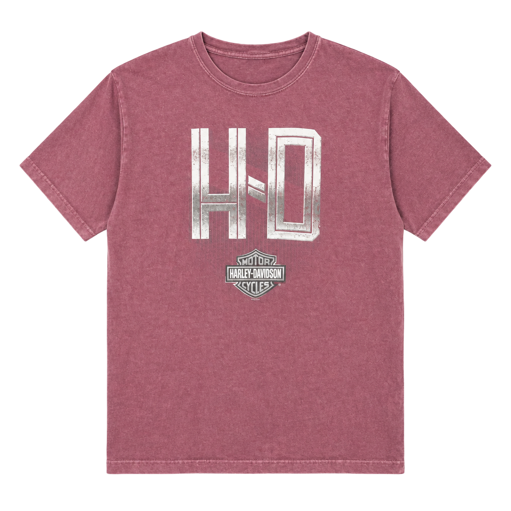 Harley-Davidson T-Shirt Size L Peterson's Miami Beach Florida Pink 1