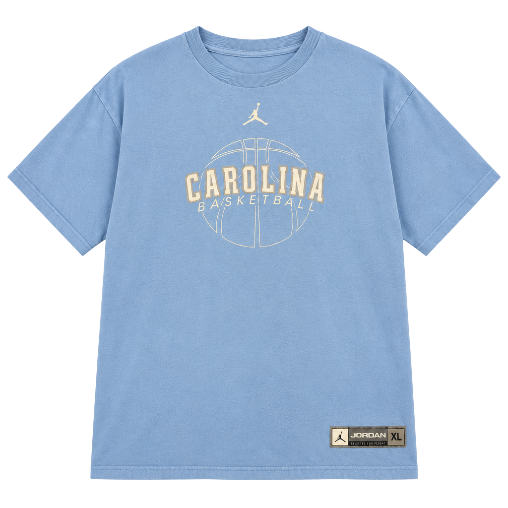 Jordan UNC Carolina Basketball Size XL T-Shirt Blue Nike Team Sports 1