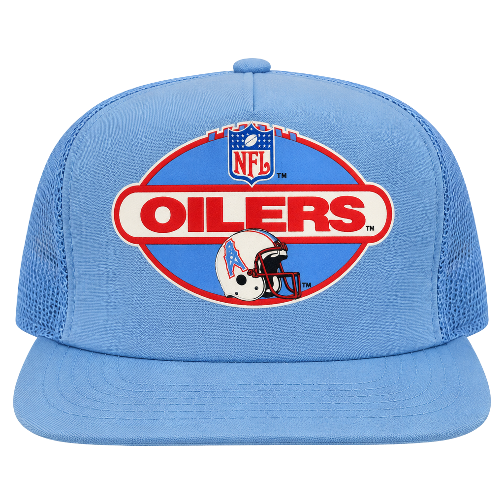 Drew Pearson Houston Oilers Trucker Hat One Size Vintage NFL Snapback 1