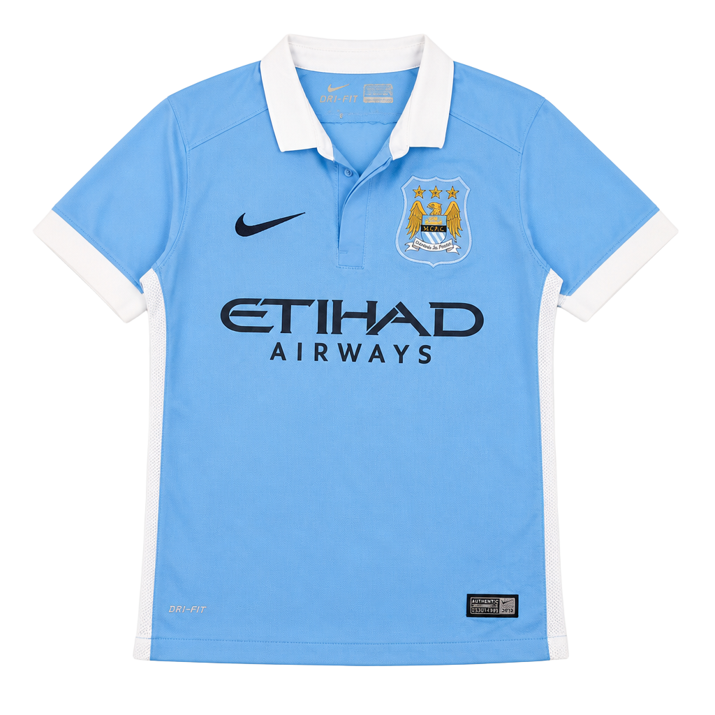 2015-2016 kids Nike Manchester City Home Jersey 1