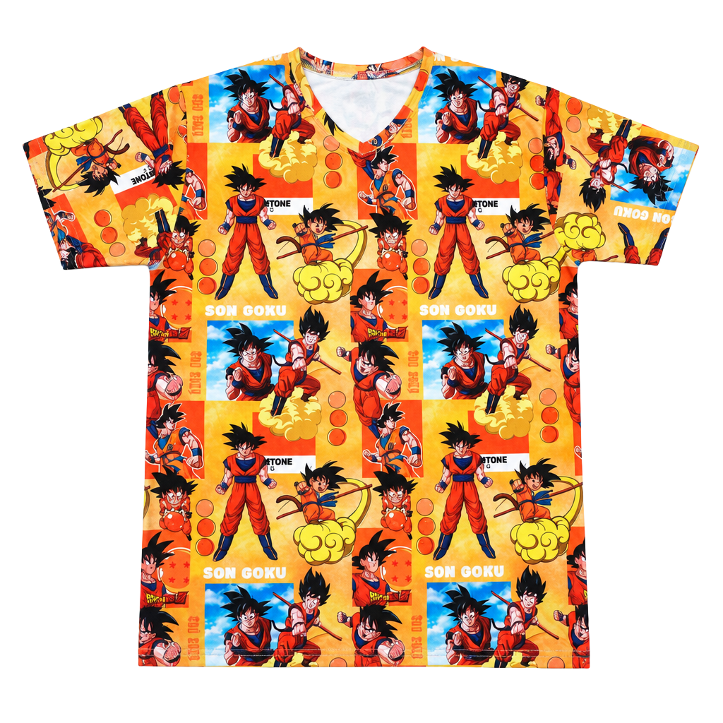 Dragon Ball Z Son Goku All Over Print Short Sleeve T-Shirt 1