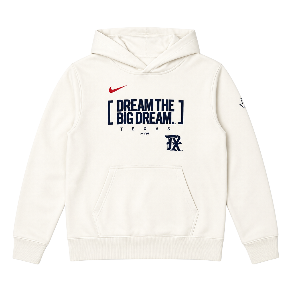 Nike Kids White Hoodie with Dream Graphic 1
