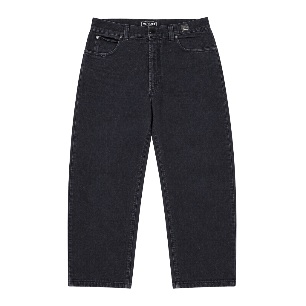 Vintage Versace Jeans Couture Jeans Size 30 Black Denim 1