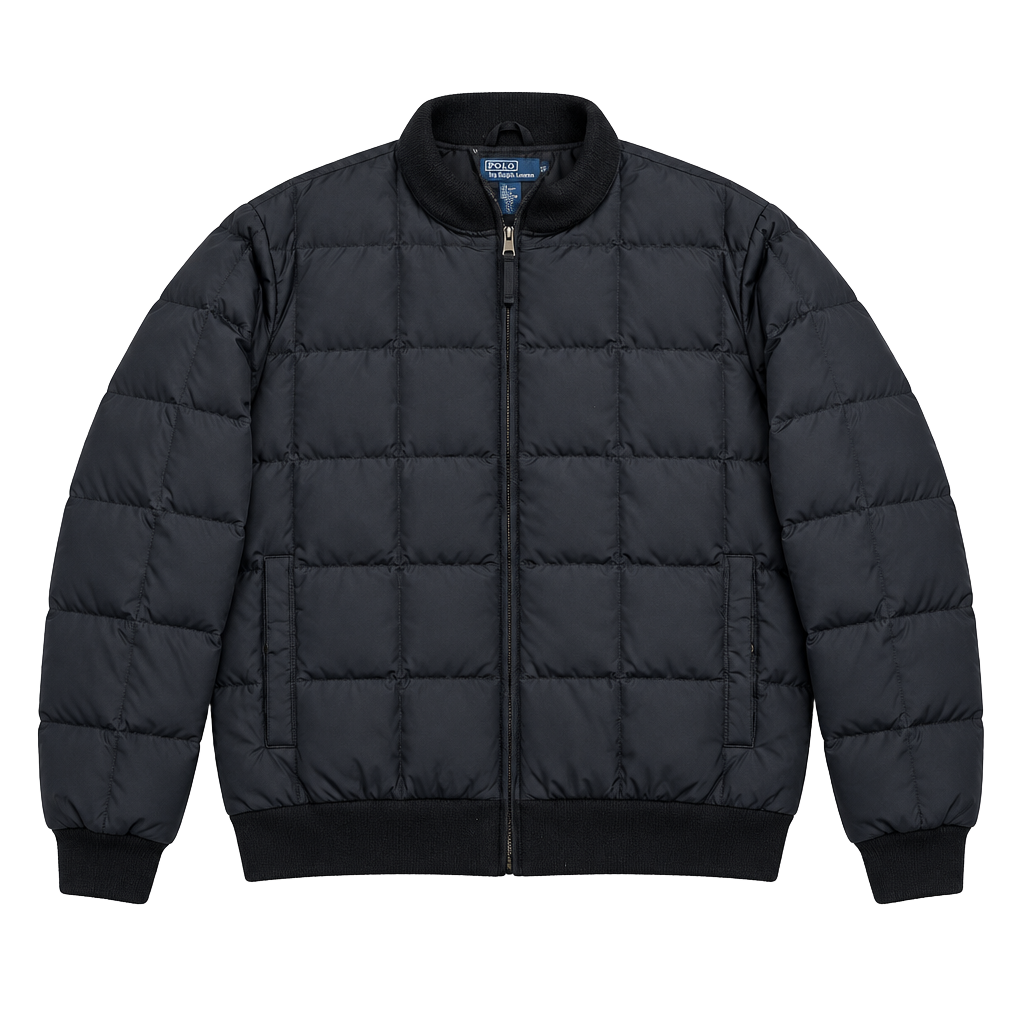 Vintage Polo Ralph Lauren Down Puffer Jacket Size XL Black 1
