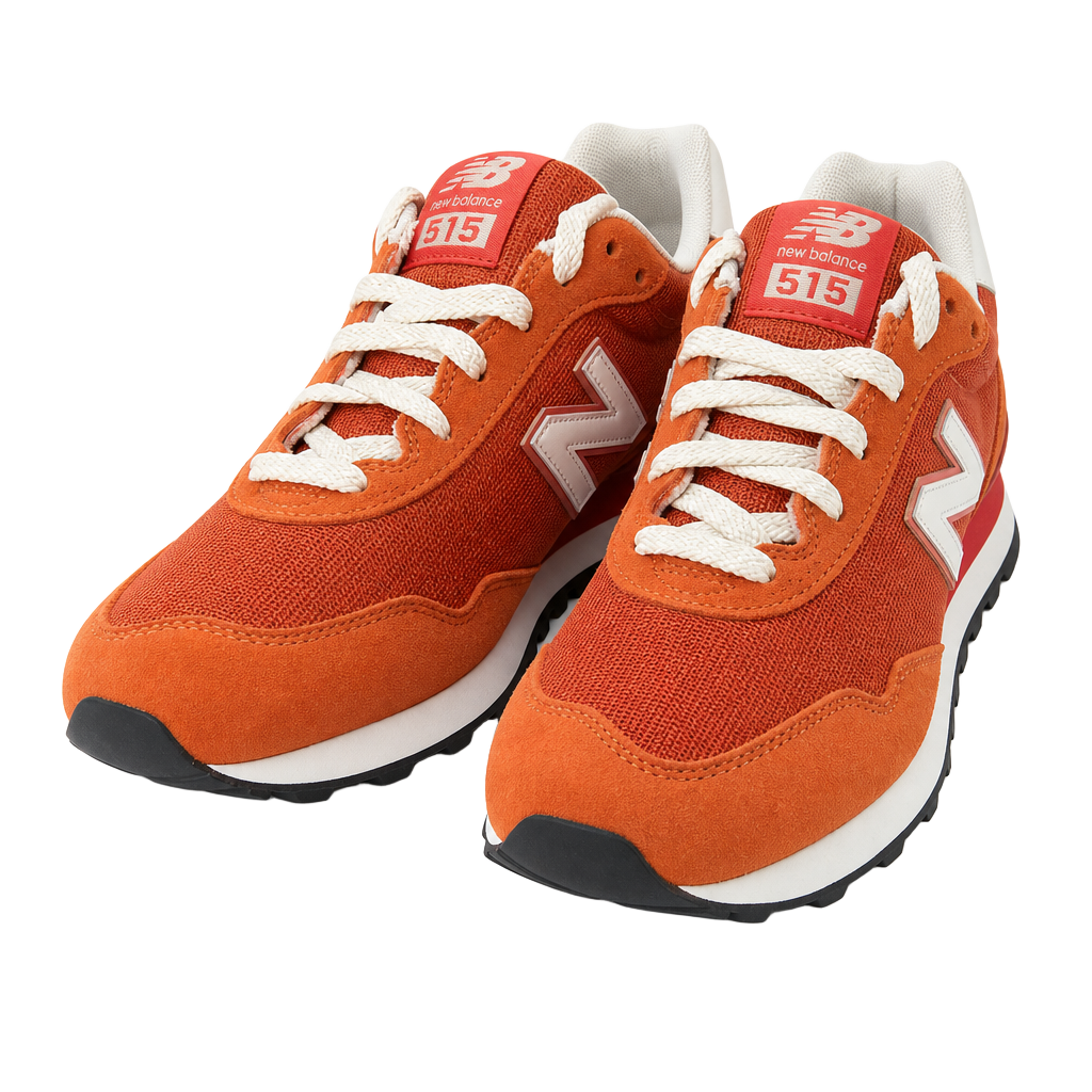 New Balance 515 v3 Orange and White Sneakers 1
