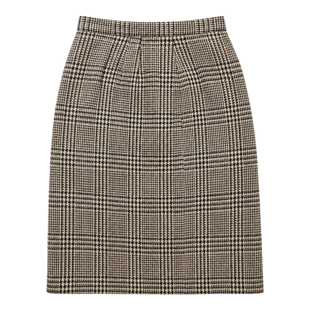 Vintage Anne Shaugnessy Plaid A-Line Skirt | 100% Pure Wool | Size 6 1