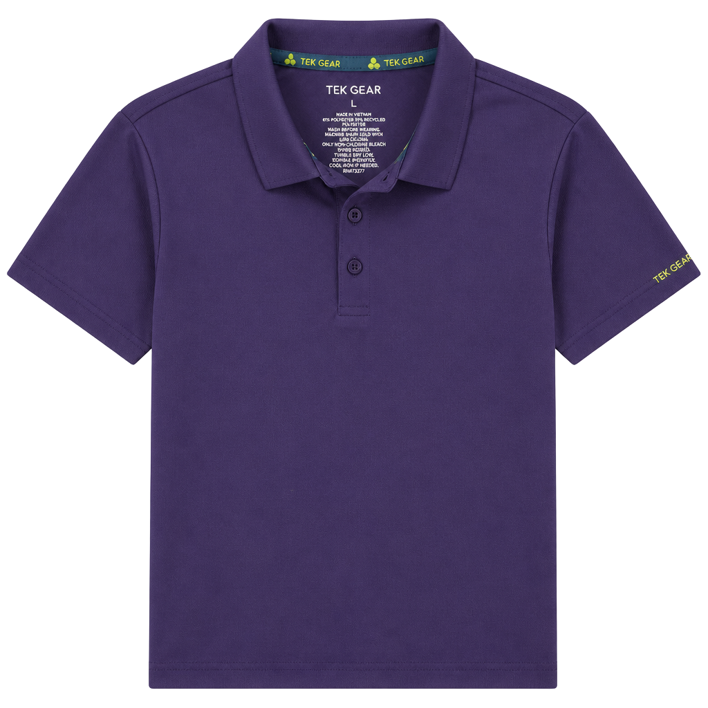 Tek Gear Men's Performance Polo Shirt Navy Blue Size Large 1