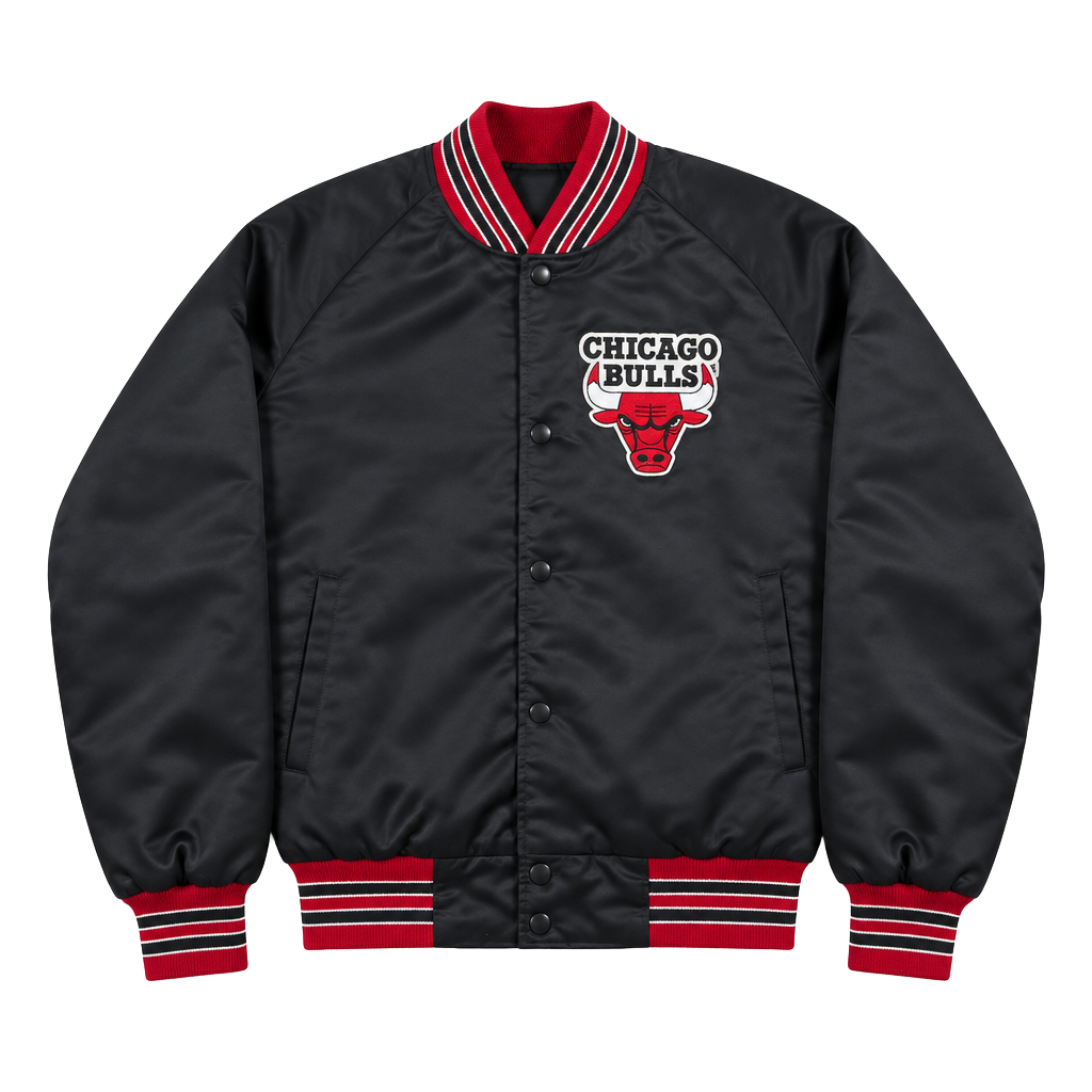 Chalk Line Chicago Bulls Satin Jacket 1