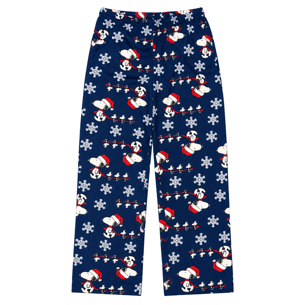 Peanuts Snoopy Christmas Pajama Pants Size L 1