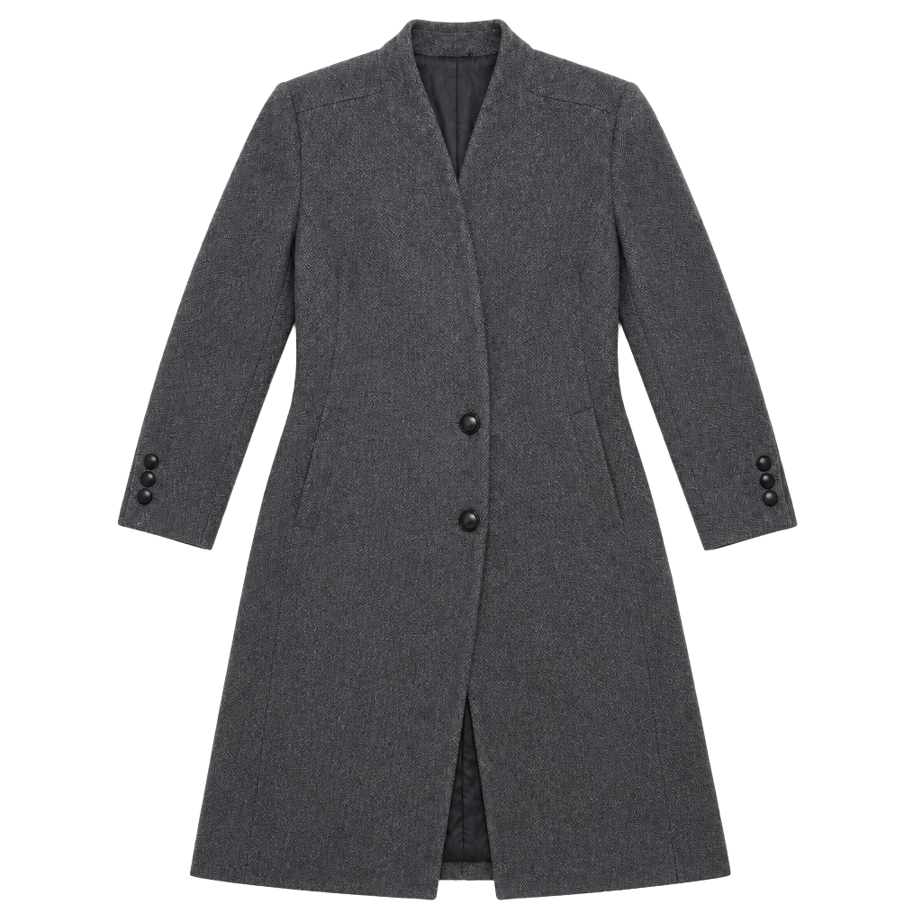 Ferncroft Vintage Wool Overcoat Gray 1