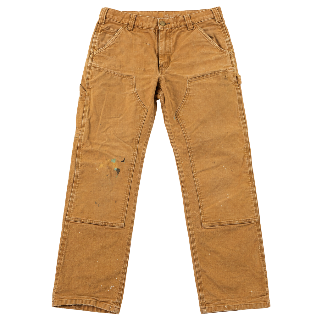 Carhartt Double Knee Work Pants Size 31x30 Brown Duck Carpenter Utility 1