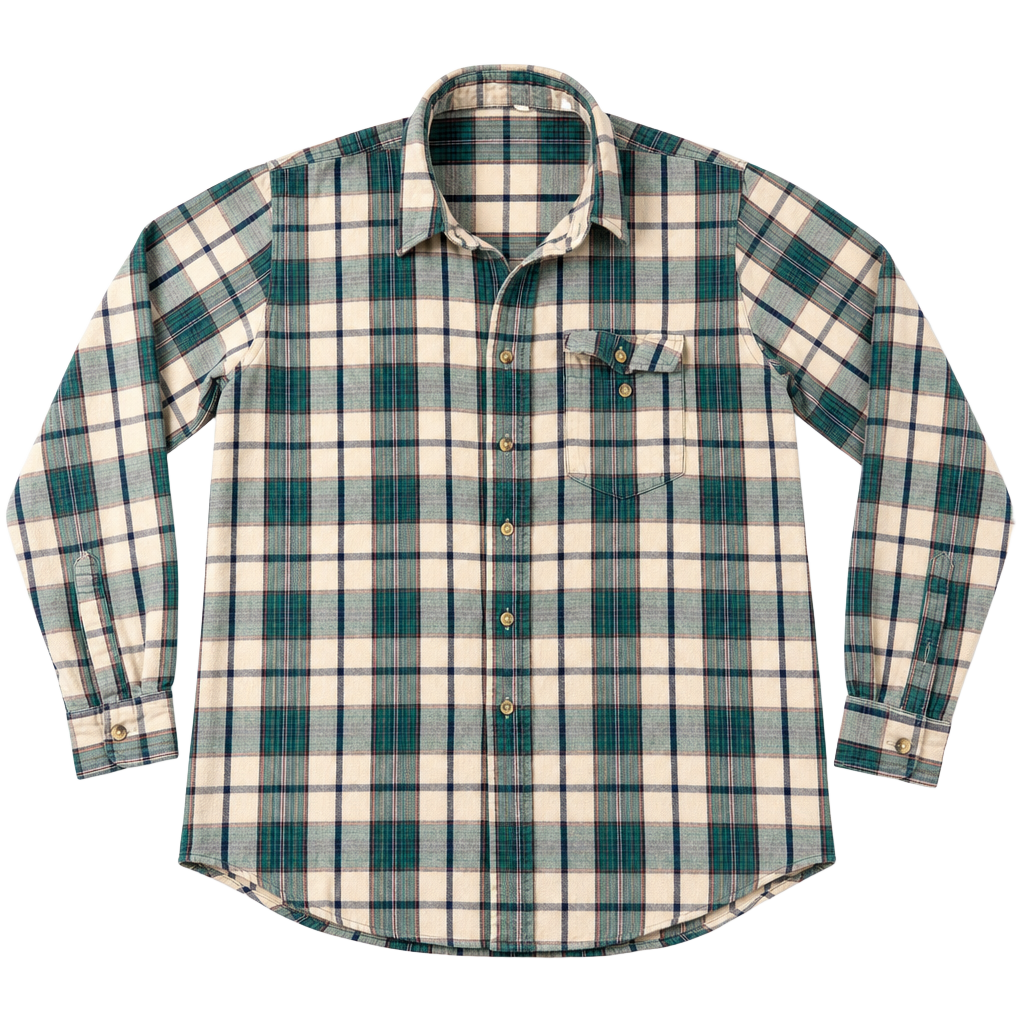 Vintage Woolrich Long Sleeve Plaid Flannel Button Down Shirt 1