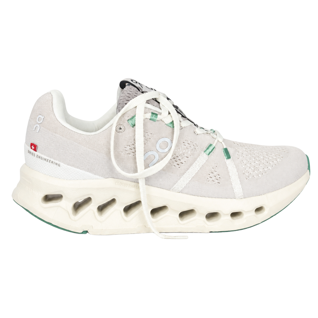 On Cloudsurfer US M7 W8.5 Pearl Ivory Running Shoes 1