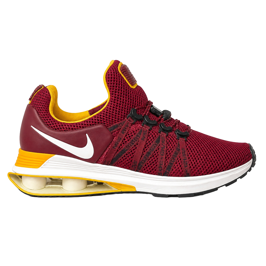 Nike Shox Gravity Wild Cherry Burgundy Running Shoes 1