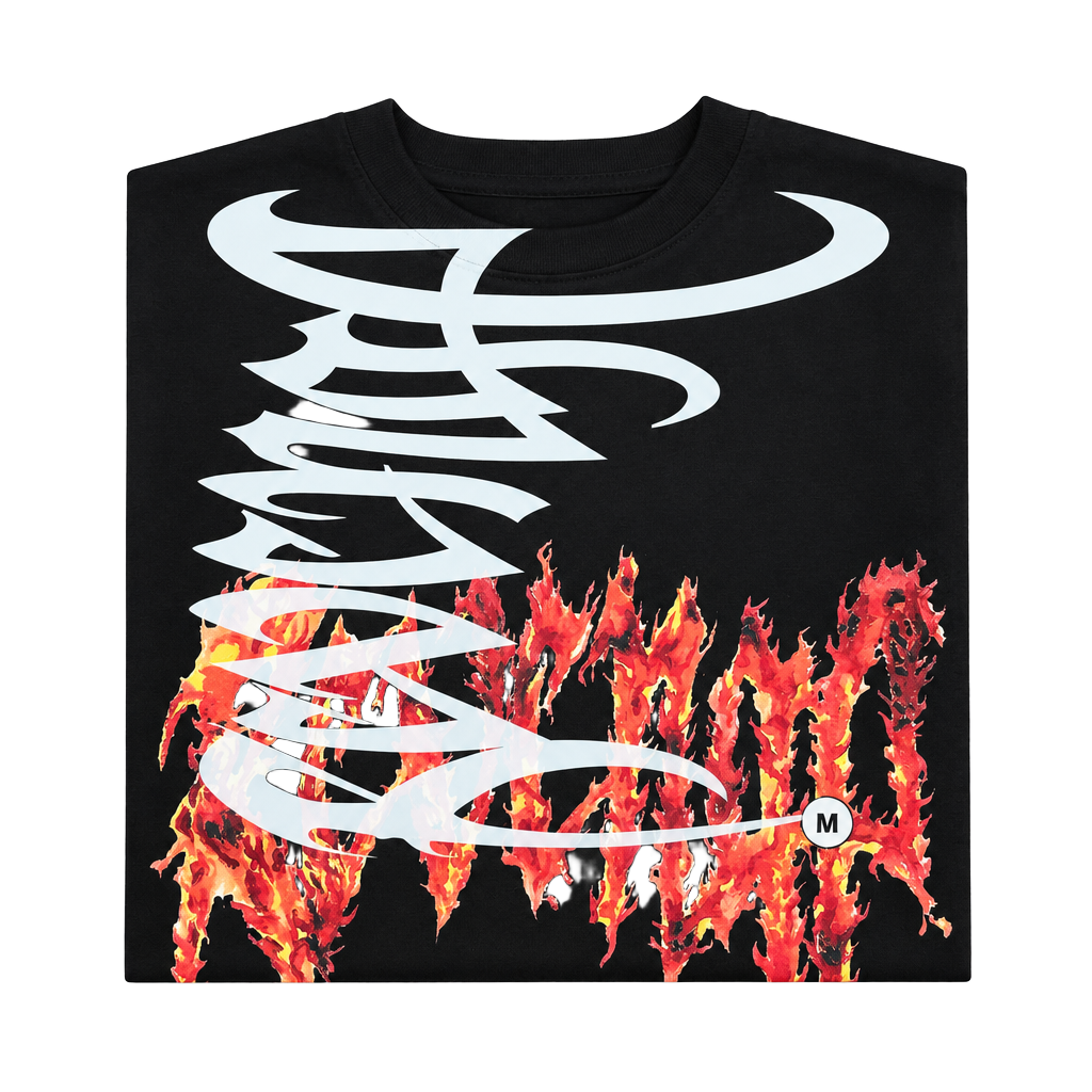 Revenge Inferno T-Shirt Black Red Size M 1