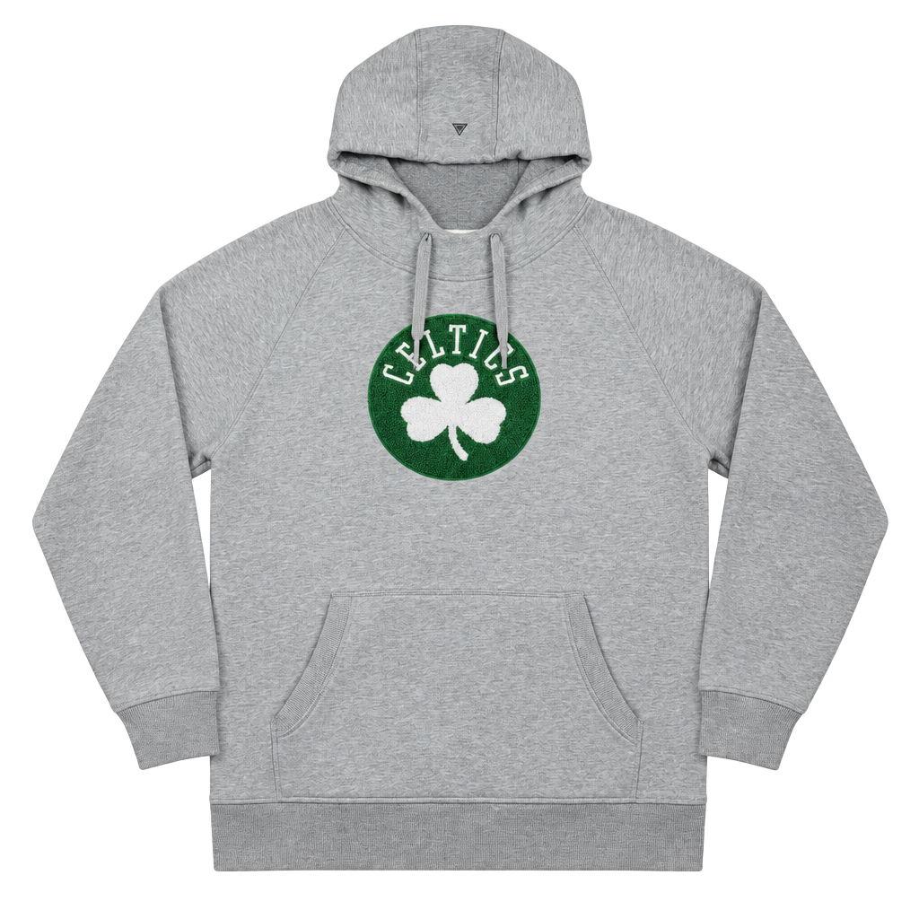 Boston Celtics Antigua Hoodie Mens XL Gray Embroidered Logo NBA Pullover 1
