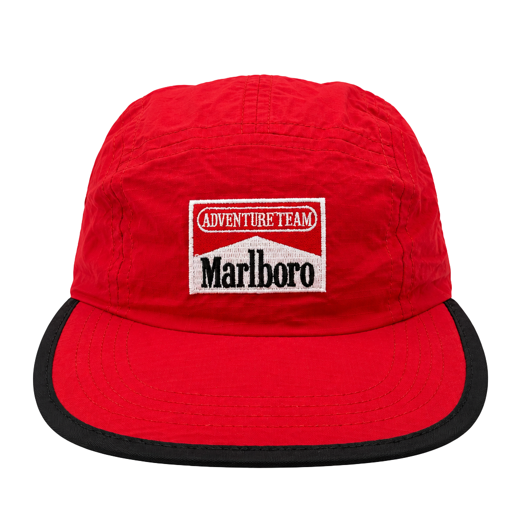 Vintage 1992 Marlboro Adventure Team Hat NWT Deadstock 5 Panel Strapback Cap 1