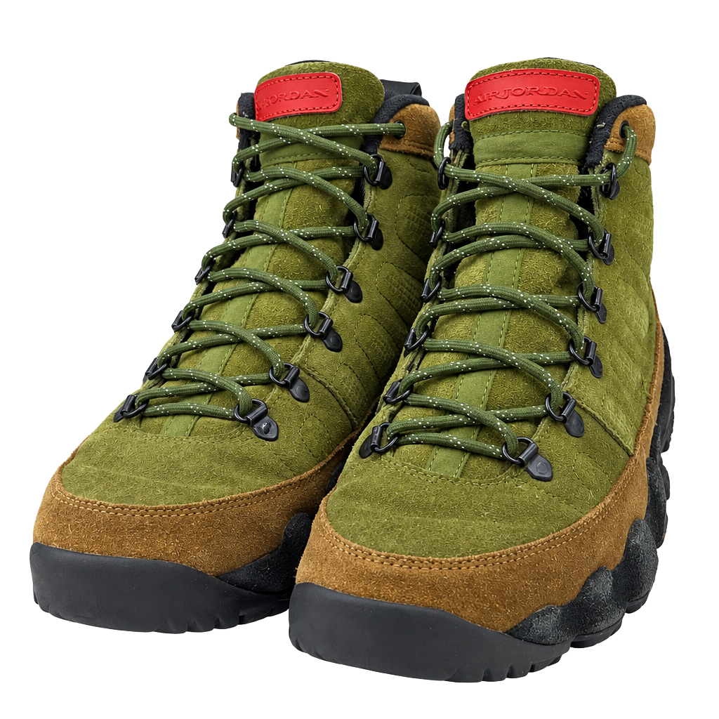 Nike Air Jordan 9 Retro Boot NRG Olive Black AR4491-200 Men’s Size 10.5 1