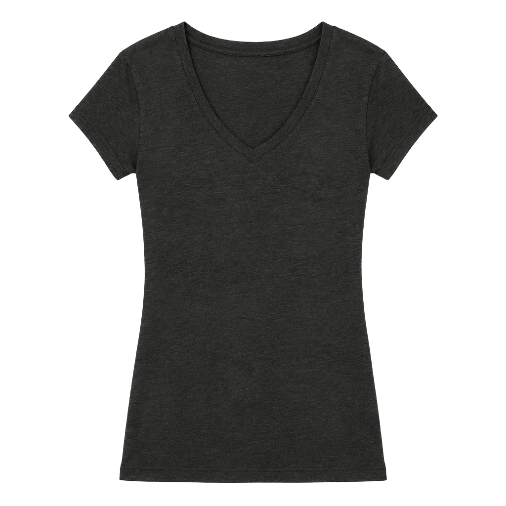 Victoria's Secret V-Neck T-Shirt One Size Grey 1
