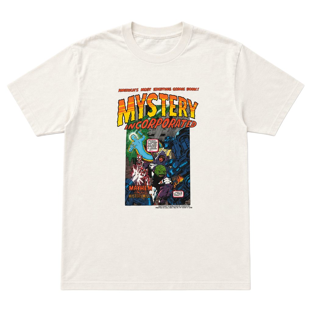 Vintage DS 1993 Mystery Incorporated Comic Book T-Shirt 1