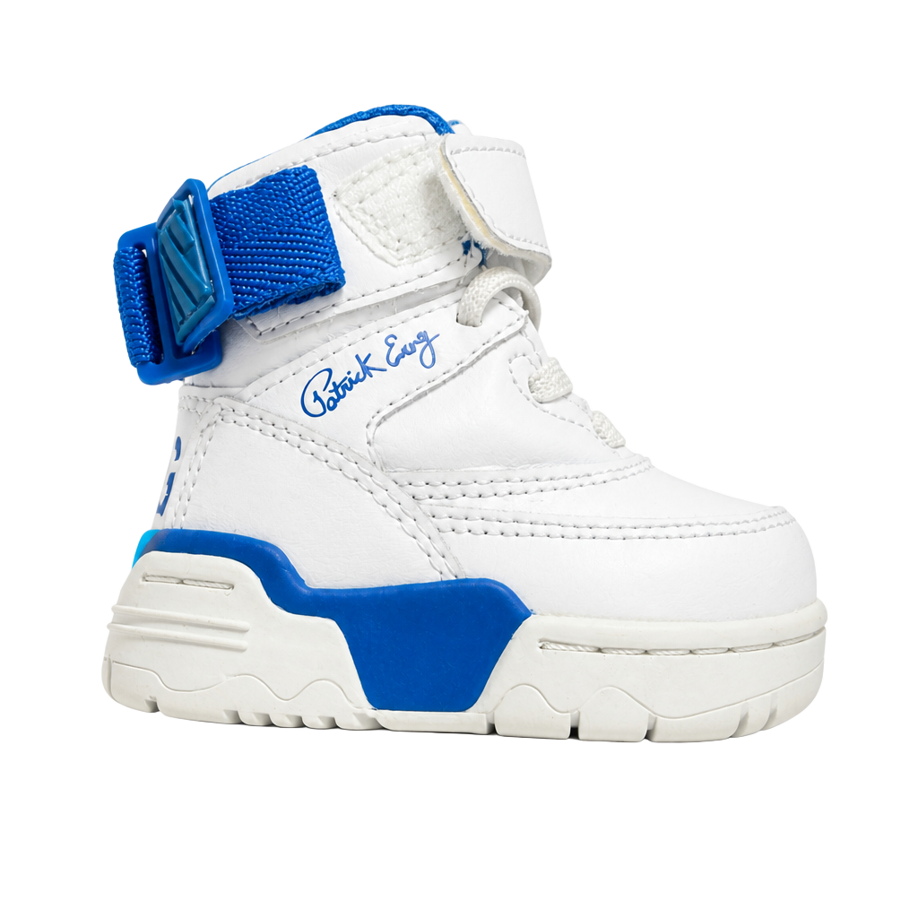 Kids Ewing Athletics Infant 33 HI Rebound White/Blue/Orange Basketball Sneakers 1
