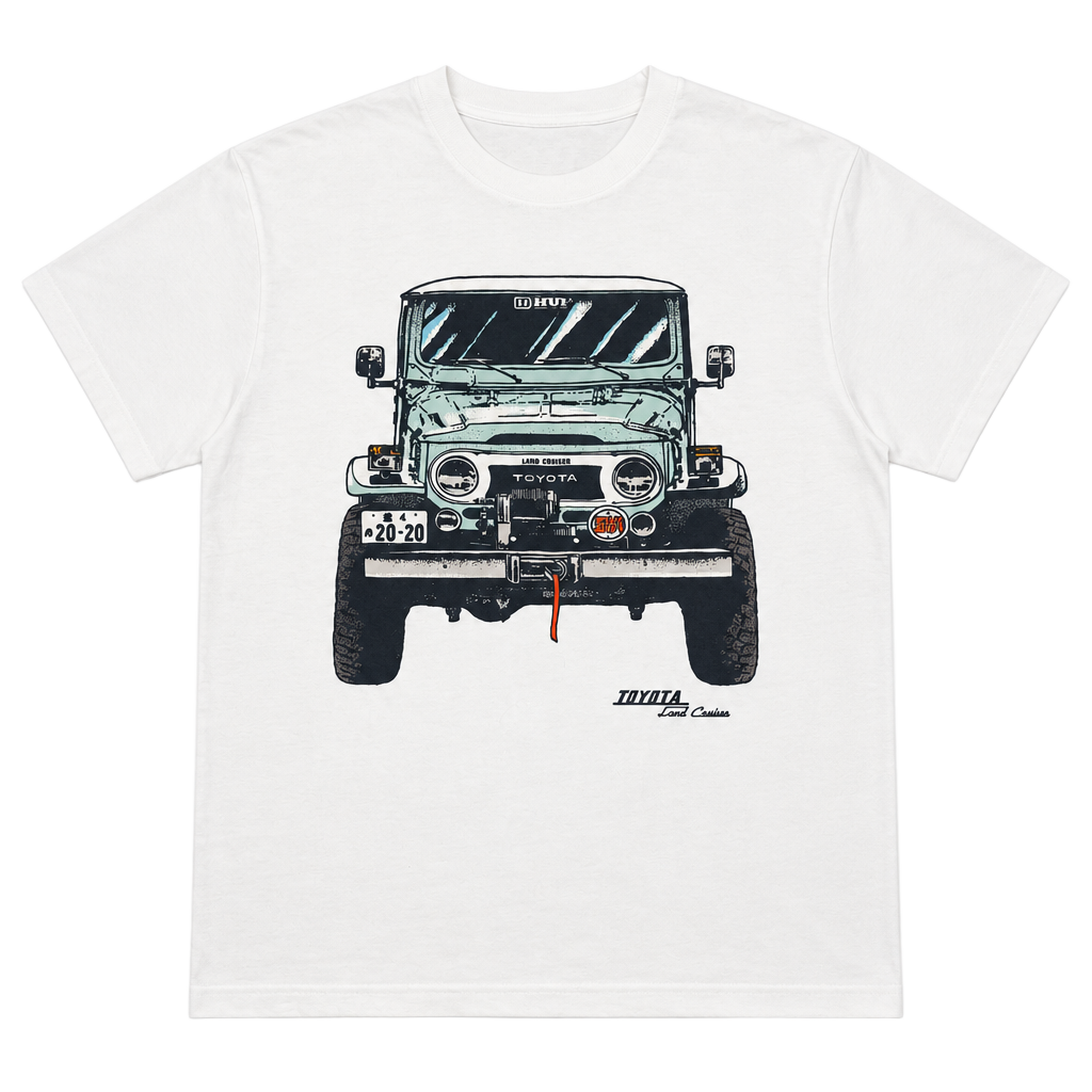 HUF x Toyota Land Cruiser Sixties T-Shirt Size L White 1