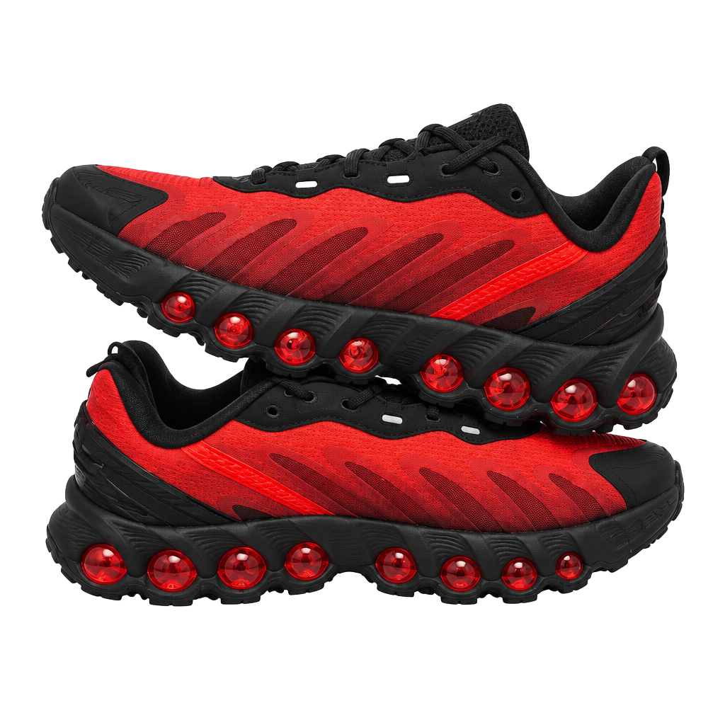 Nike Air Max DN8 Black Gym Red Bright Crimson Sneakers 1