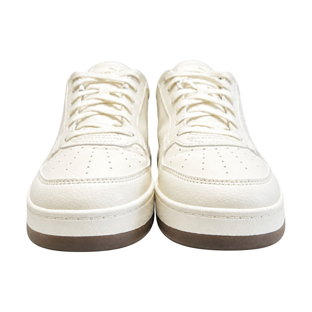 PUMA Caven 2.0 Suede FS Men’s Low Top Lace-Up Sneakers White Gray Suede 1