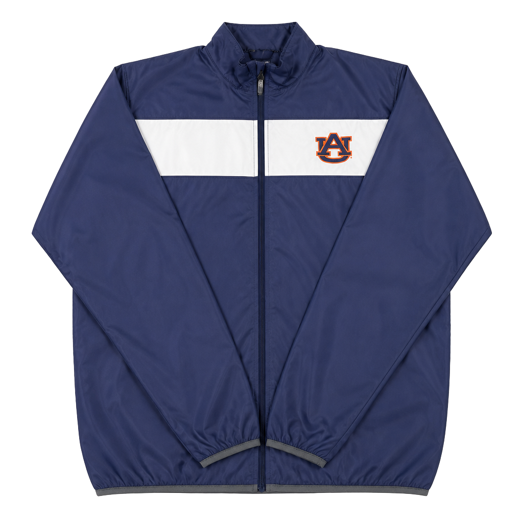 Rivalry Threads Auburn Tigers Full Zip Windbreaker Jacket - Size M - NCAA 1
