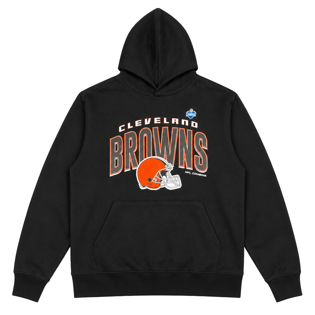 NFL Scouting Combine Cleveland Browns Black Pullover Hoodie - Size L NWT 1