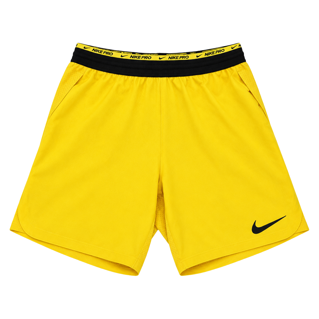 Nike Dri-FIT Flex Rep Pro Size S Yellow Training Shorts DD1700-709 1