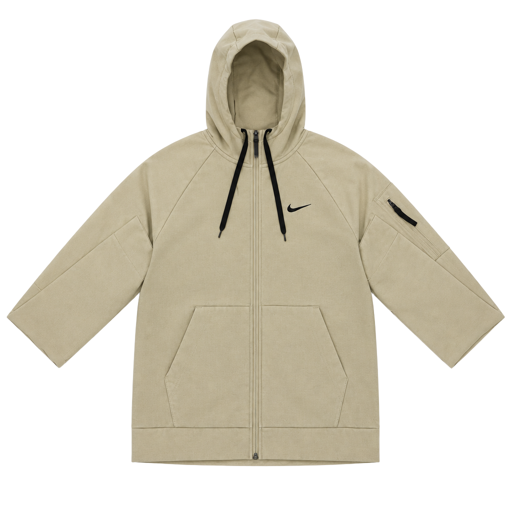 Nike Therma-Fit Full Zip Hoodie Tan Khaki DQ4830-251 1