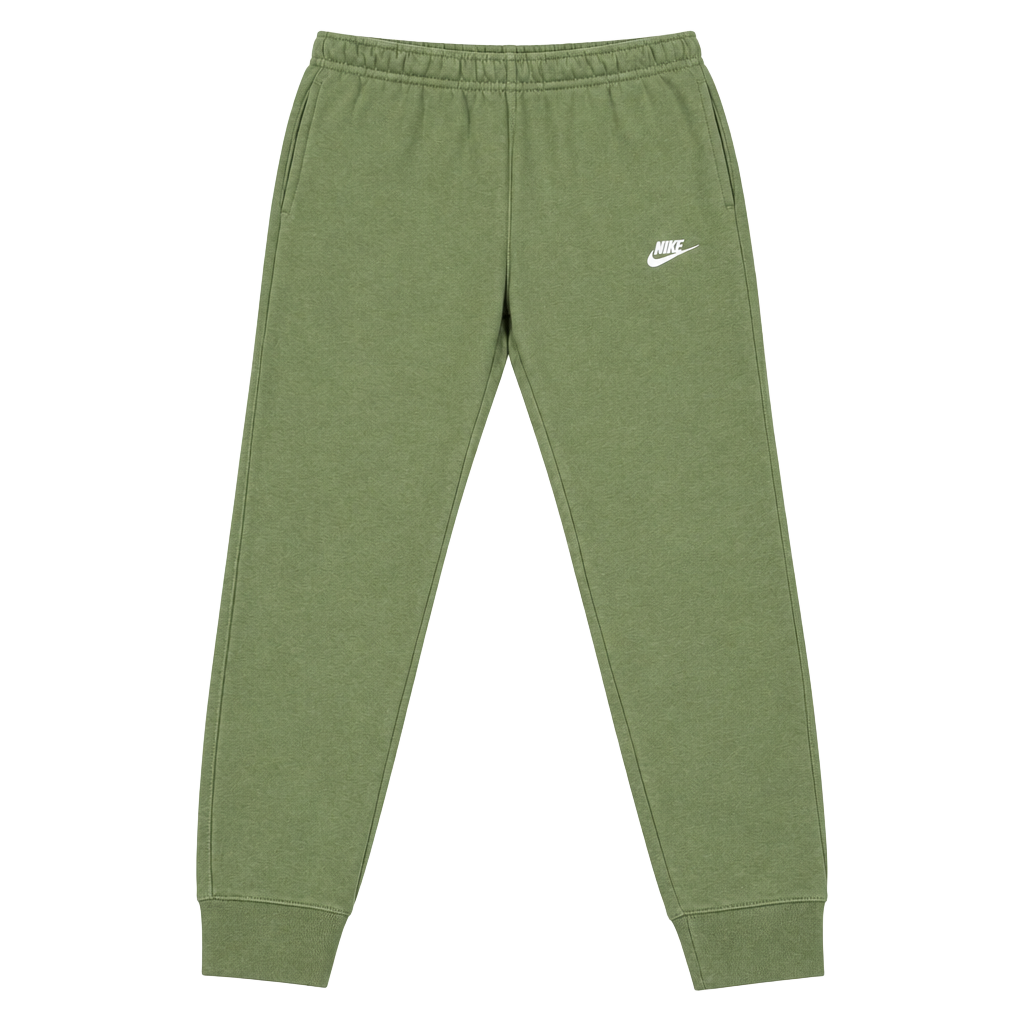 Nike Sportswear Club Fleece Alligator Green Joggers Size S 1