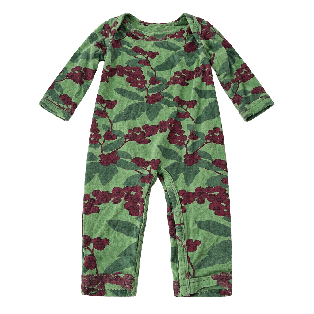 Kate Quinn Romper Size 6-12m Green 1