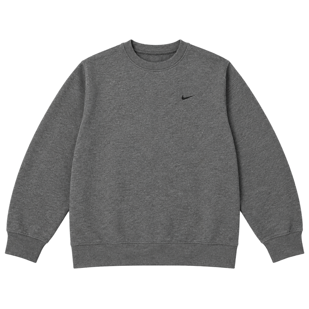 Nike Gray Sweatshirt Size S Mini Swoosh 1