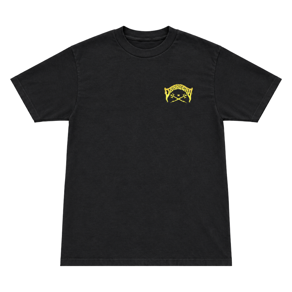 Dark Seas Coast To Coast Graphic T-Shirt Size S Black Cotton 1