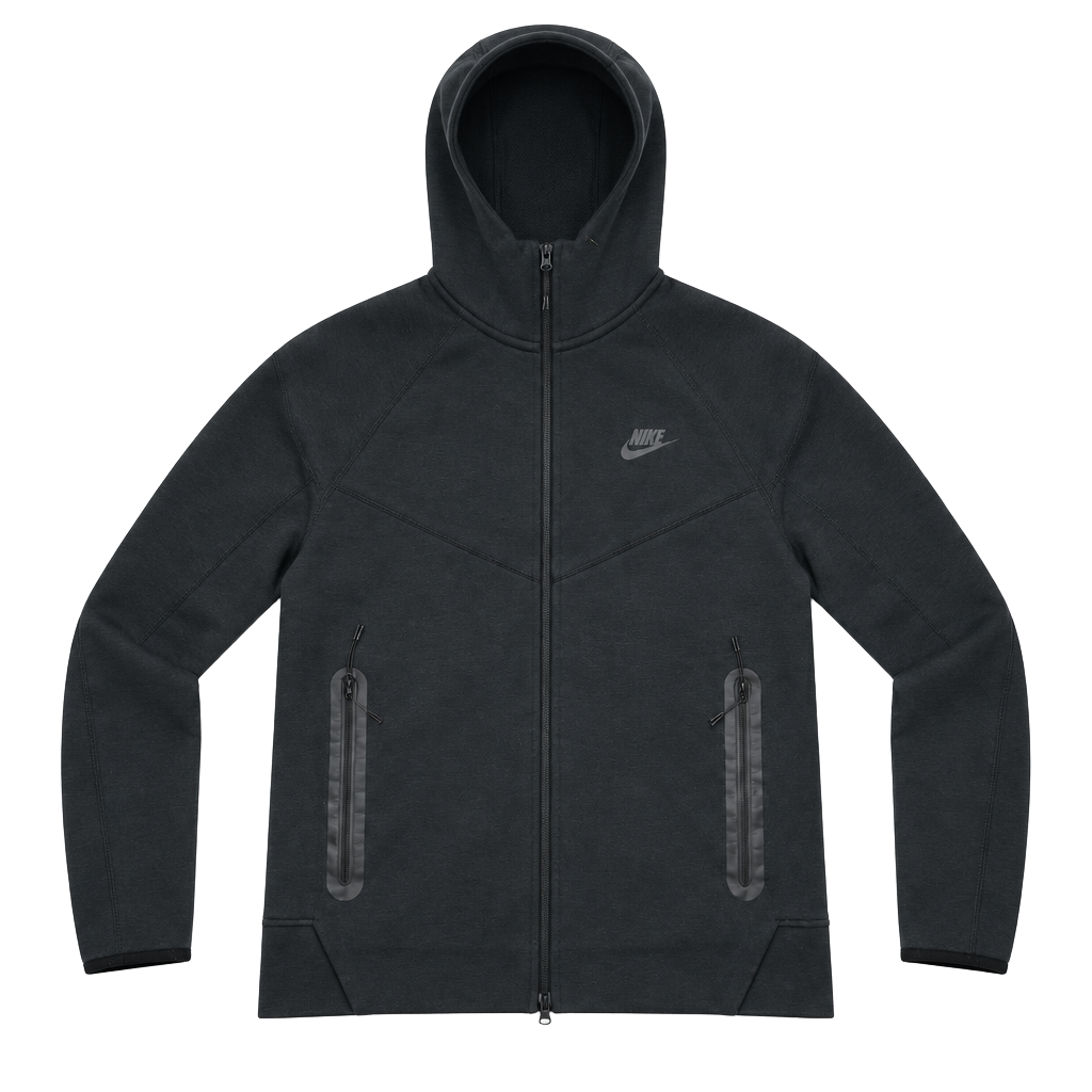 Nike Tech Fleece Full Zip Hoodie Size L Black 1