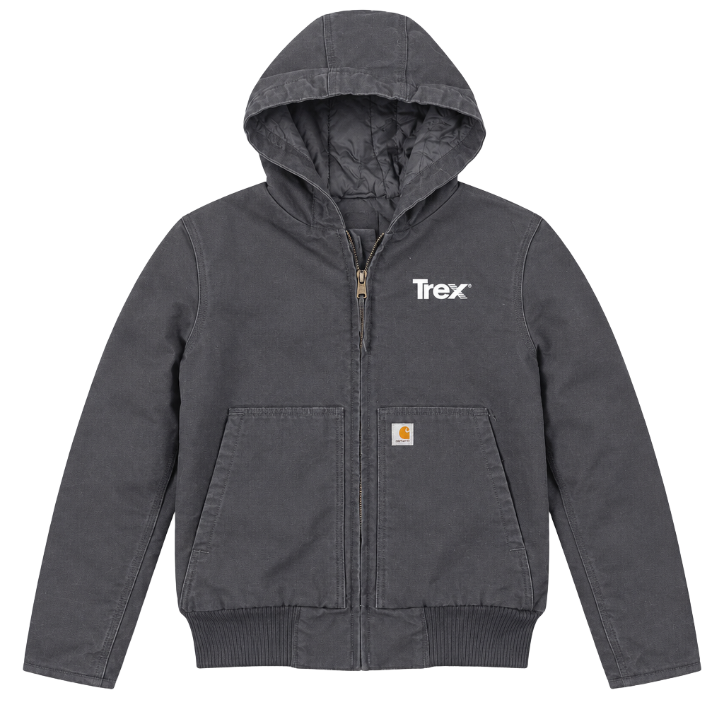 Carhartt J130-W Active Jacket Size S Black Trex Embroidered 1