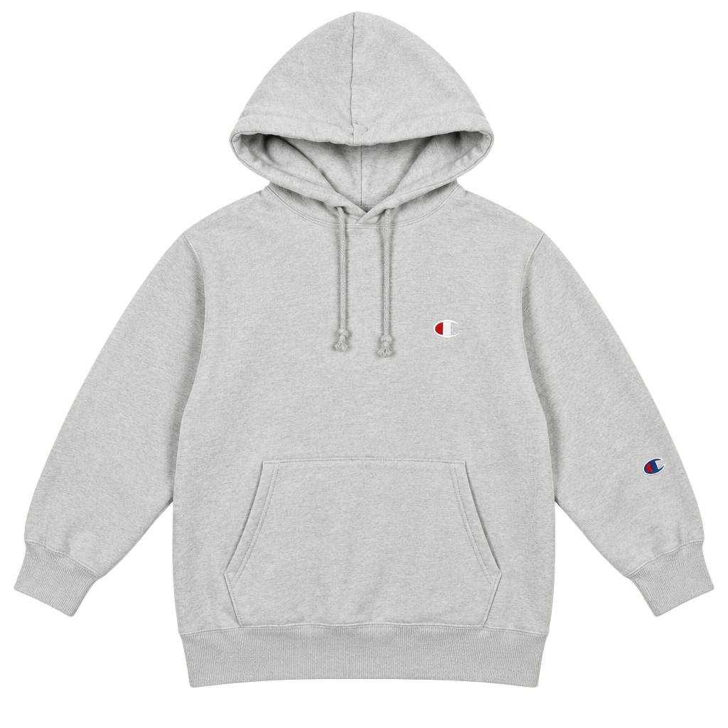 Champion Reverse Weave Hoodie Size Small Oatmeal Beige Pullover Sweatshirt 1