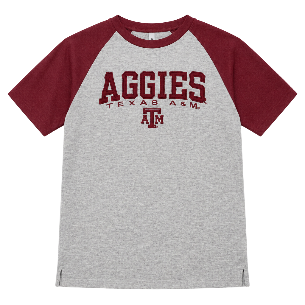 TSI Sportswear Texas A&M Aggies Raglan T-Shirt 1
