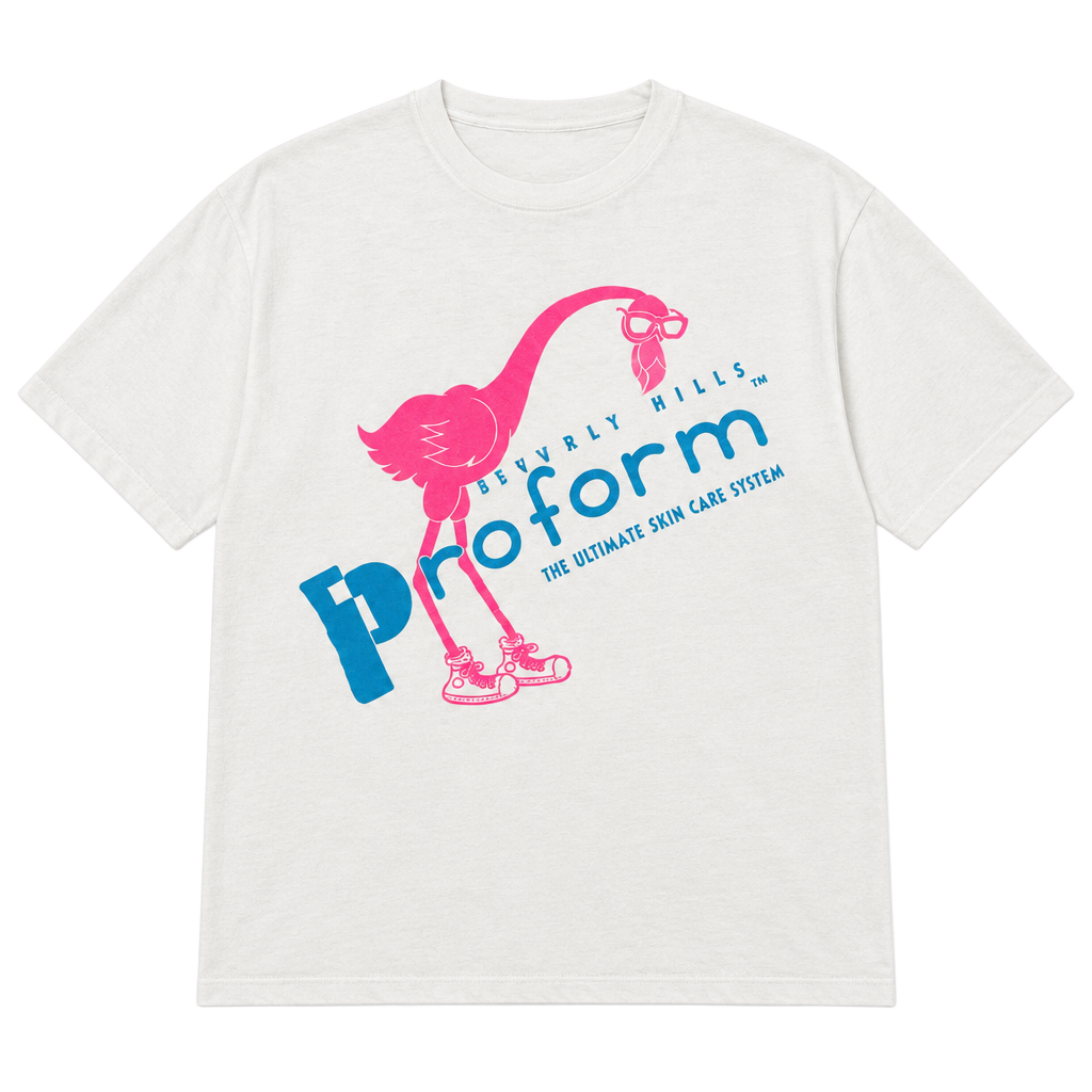 Vintage Beverly Hills Proform Flamingo T-Shirt Made in USA XXXL 1