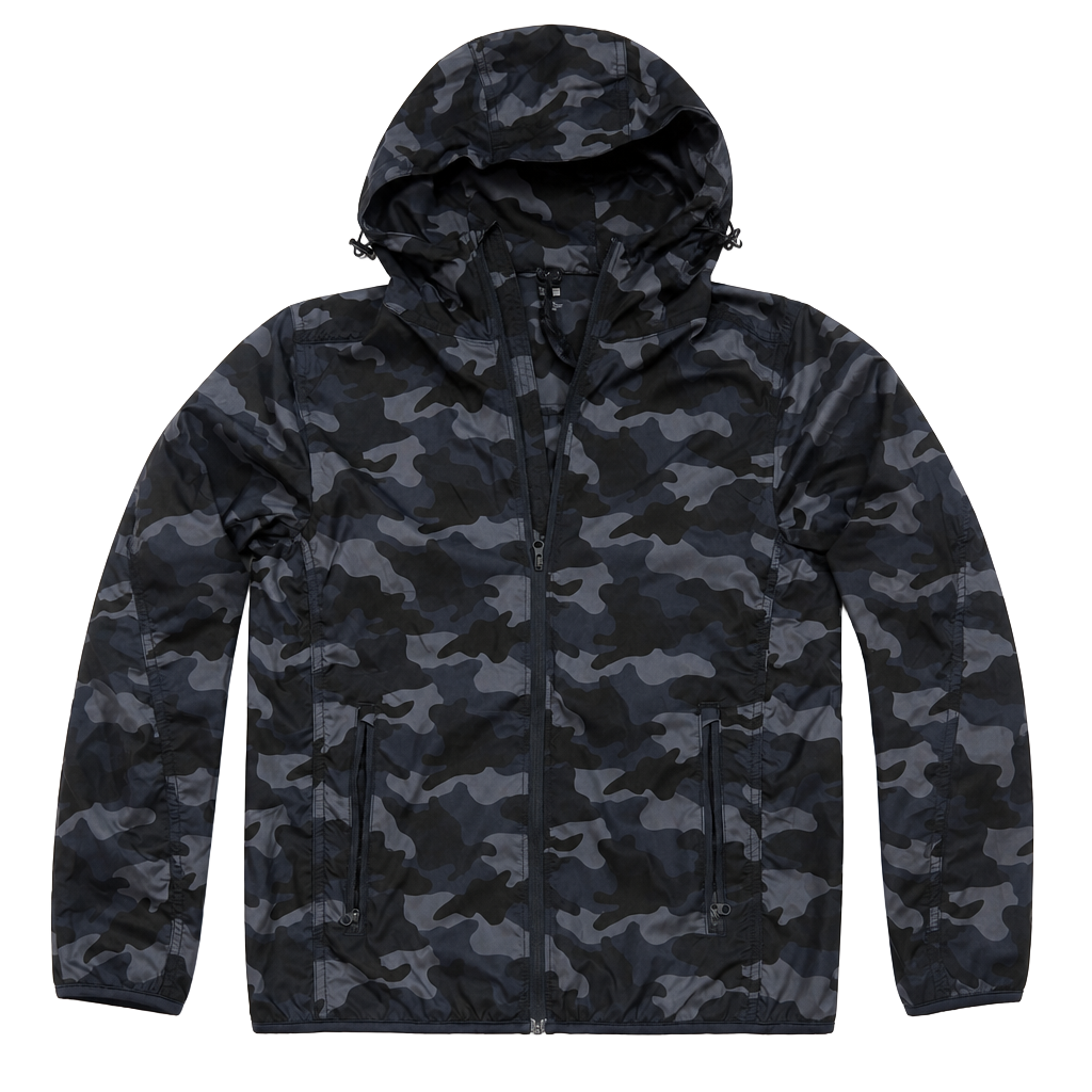Uniqlo Pocketable UV Protection Hoodie Size XS Camo Windbreaker 1