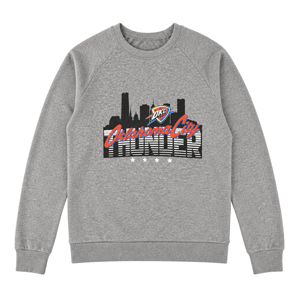 Oklahoma City Thunder Iconic Hometown Graphic Crew Sweatshirt 1