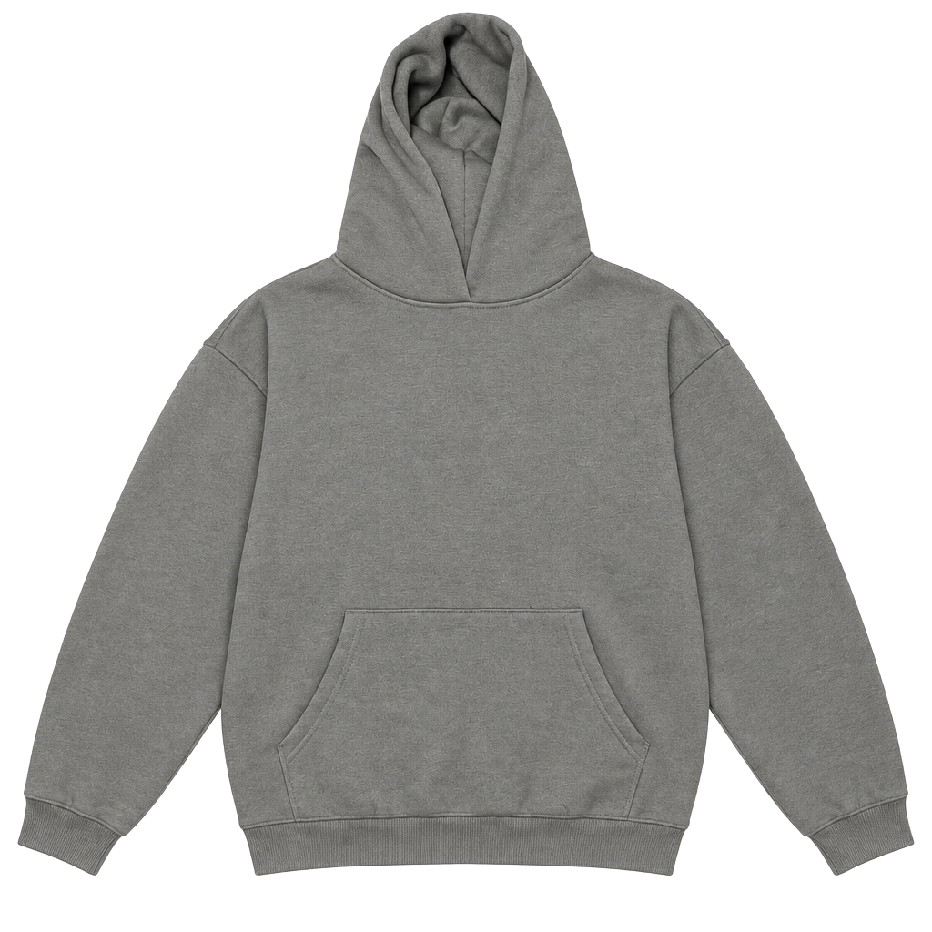 Pacsun Oversized Boxy Hoodie Gray 1