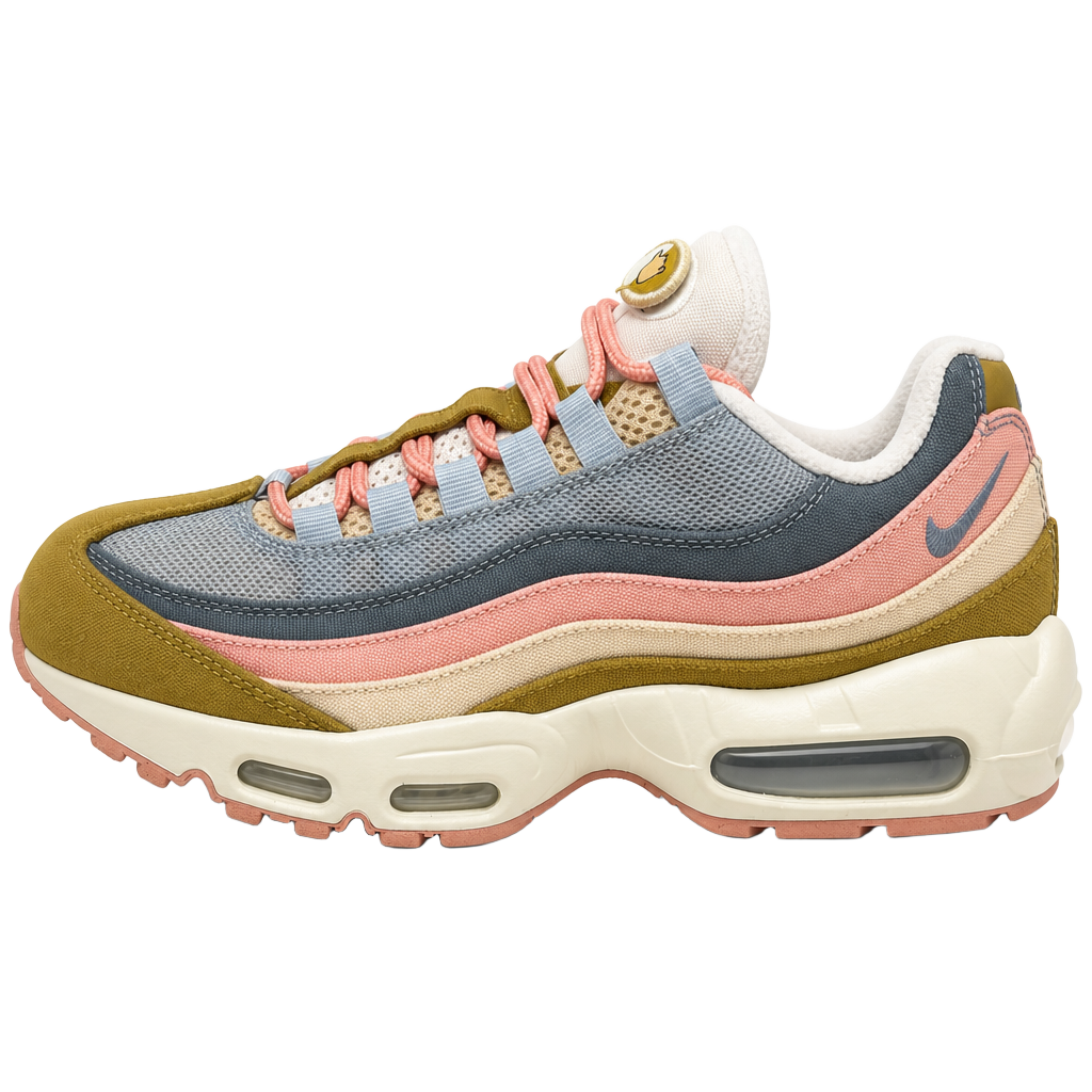 Nike Air Max 95 SE Worldwide Pack Pink Olive Grey Women’s 7.5 DQ7425-900 1