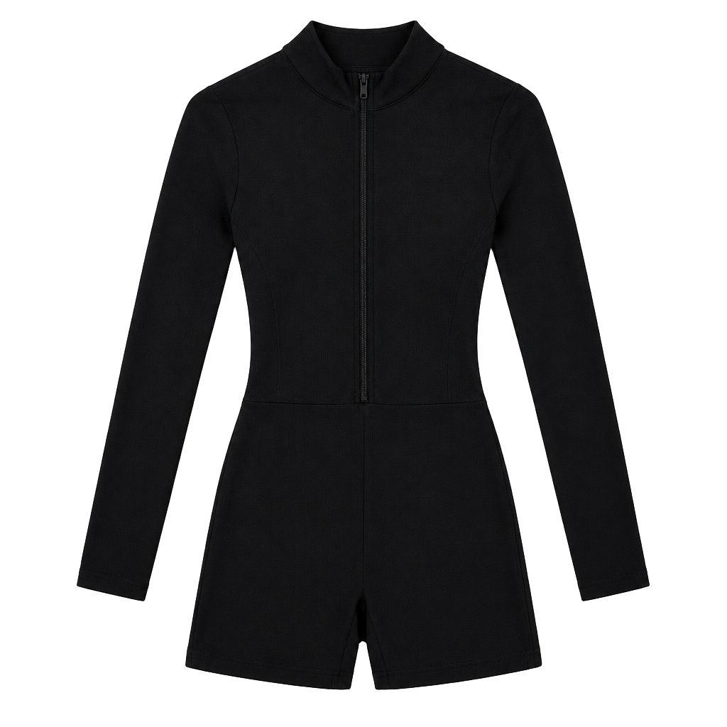 Aritzia TnaBUTTER Seal Jumpsuit Black Romper 1