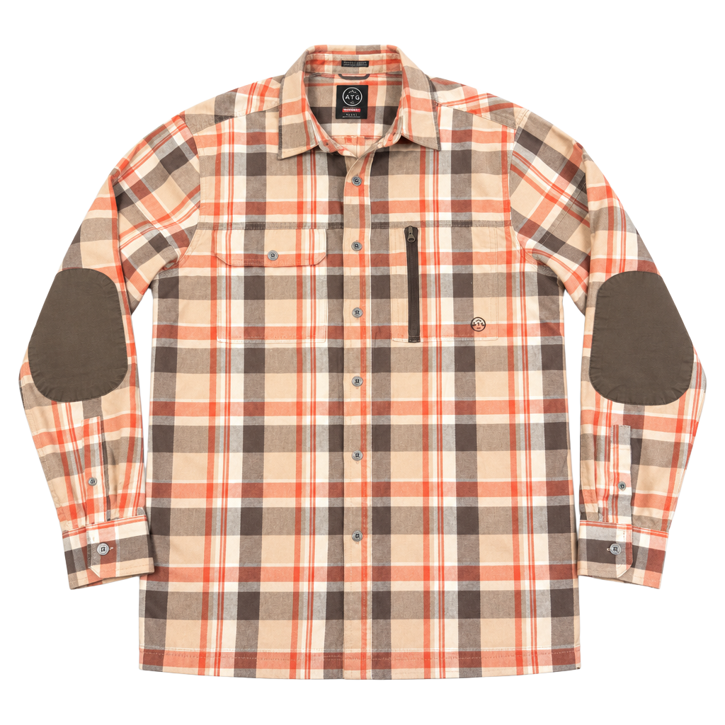 Wrangler ATG Plaid Long Sleeve Button-Up Shirt Sz Small 1
